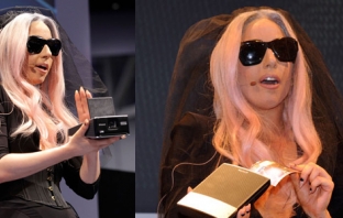 Lady Gaga представи хай-тек очила на CES 2011 (Видео)