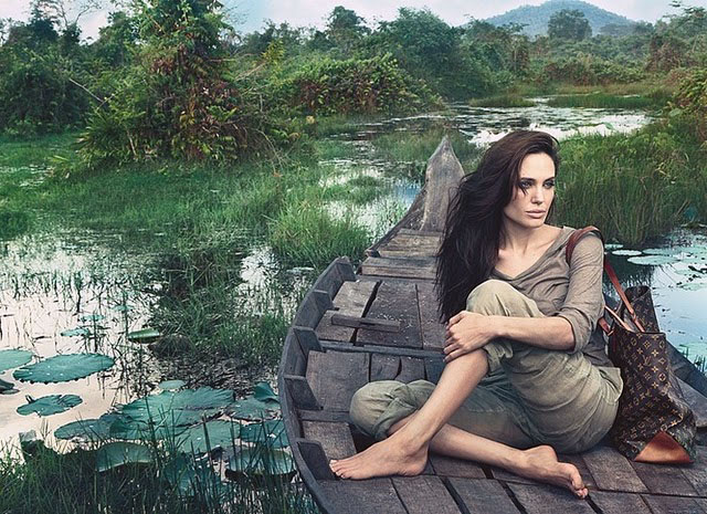 Анджелина Джоли - без грим и маска в новата реклама на Louis Vuitton (Видео)