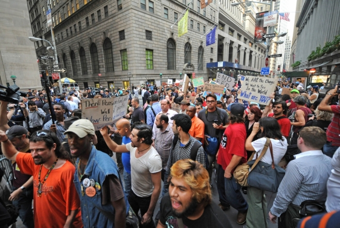 Occupy Wall Street с музикален съпровод отвъд Океана