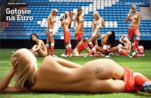 Модели на Playboy "инспектираха" стадион в Полша за Евро 2012! Виж снимки (18+)