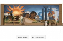 Диего Ривера "изрисува" Google с Doodle фреска 