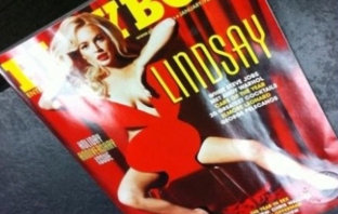 Линдзи Лоън гола на корицата на Playboy