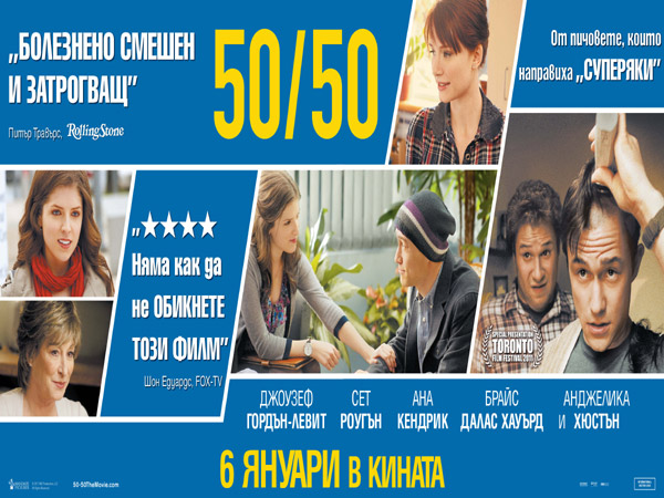 Спечели билет за хитовата комедия "50/50" с Avtora.com и Форум Филм България!