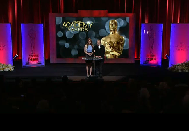 Оскар 2012 - номинациите