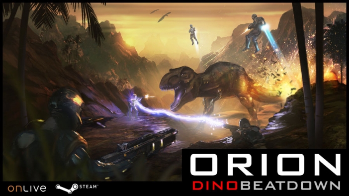 Tribes среща Serious Sam в независимия сървайвъл шутър ORION: Dino Beatdown