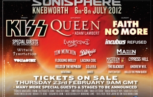 Queen с Адам Ламбърт, Kiss, Faith No More на Sonisphere Knebworth