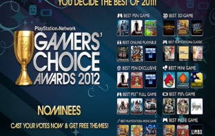 Обявиха номинациите за PSN Gamers' Choice Awards 