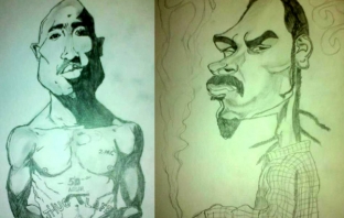 Бербатов рисува 2Pac и Snoop Dogg, показа и малката Деа във Facebook