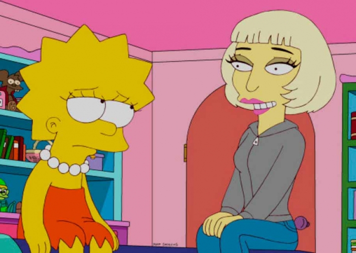 Mother Monster@The Simpsons! Виж шоуто на Lady Gaga в Спрингфийлд