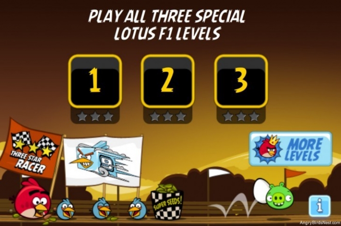 Излезе Angry Birds Lotus F1 Team Mini-Game 
