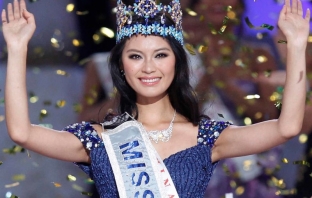 23-годишна китайска студентка по музика стана Мис Свят 2012 (Снимки)