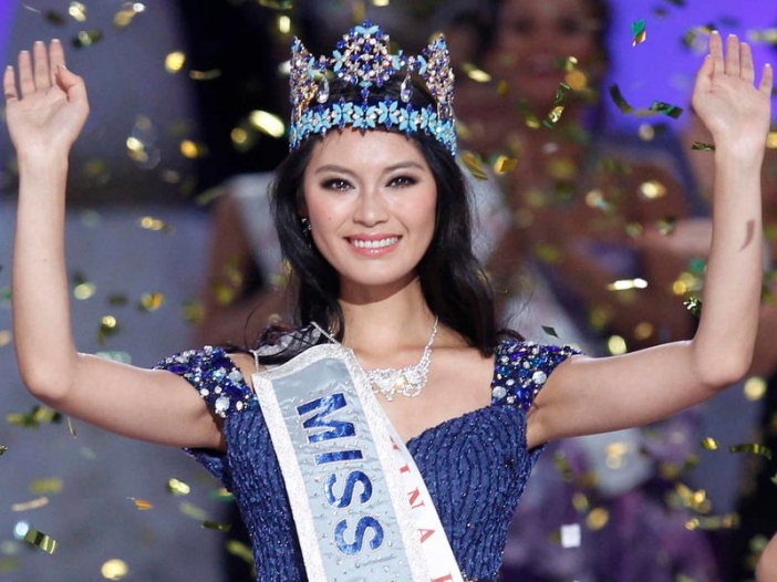 23-годишна китайска студентка по музика стана Мис Свят 2012 (Снимки)