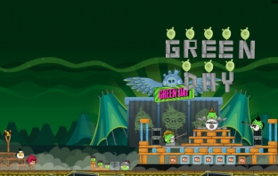 Десет Green Day нива и ексклузивен трак на бандата в Angry Birds Friends