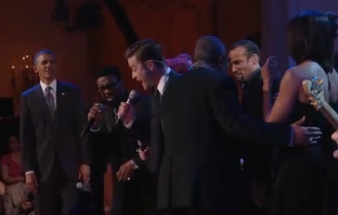 Барак Обама припява на Джъстин Тимбърлейк на специален концерт в Белия дом (видео)