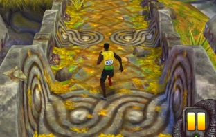 Юсейн Болт вече ще тича и в Temple Run 2