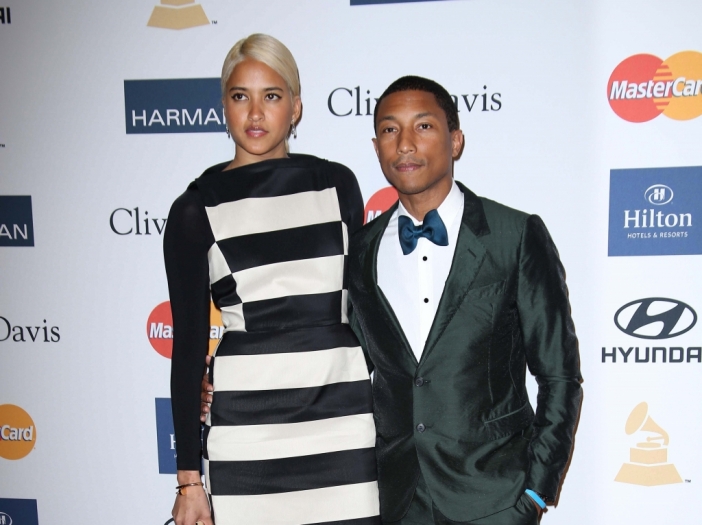 Pharrell Williams сключи брак с майката на сина си - модела Helen Lasichanh