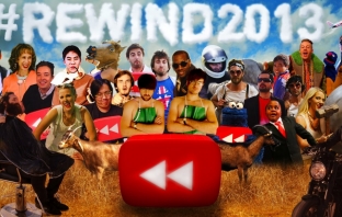 Най-големите YouTube хитовe в звездния проект Rewind 2013 (Видео)