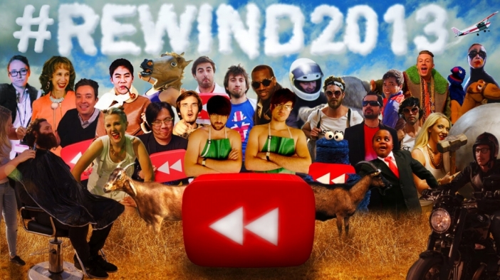 Най-големите YouTube хитовe в звездния проект Rewind 2013 (Видео)