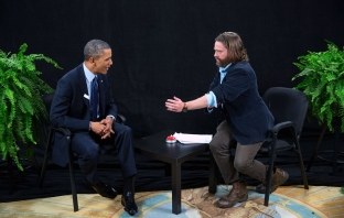 Барак Обама гостува на Зак Галифианакис в Between Two Ferns (Видео)
