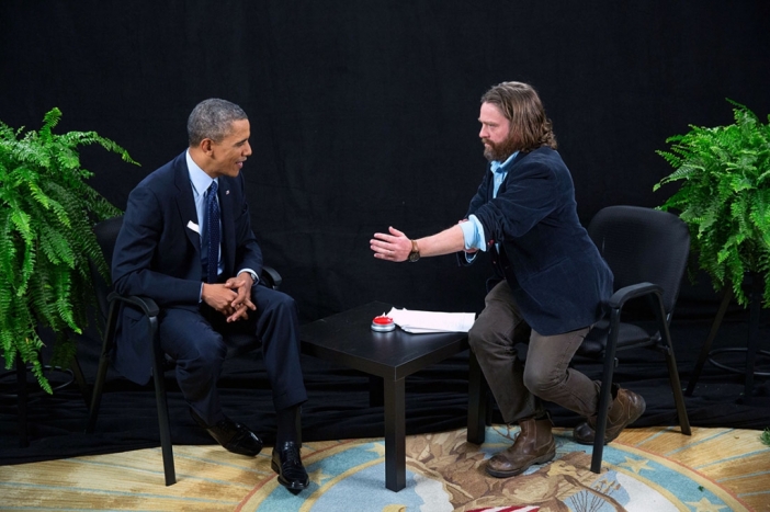 Барак Обама гостува на Зак Галифианакис в Between Two Ferns (Видео)