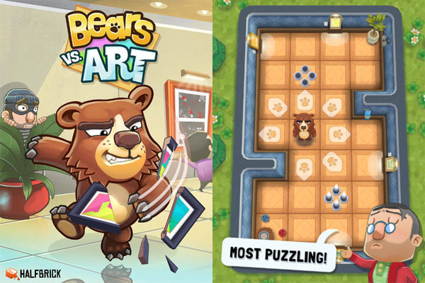 Следващата игра на Halfbrick е Bears vs Art