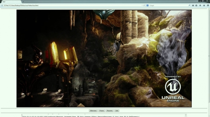 Epic показа представянето на Unreal Engine 4 в браузера на Mozilla (Видео)