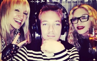 Мадона продължава работата по новия албум с Diplo