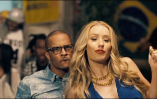 T.I. и Iggy Azalea стигнаха до Рио де Жанейро за футболното видео No Mediocre