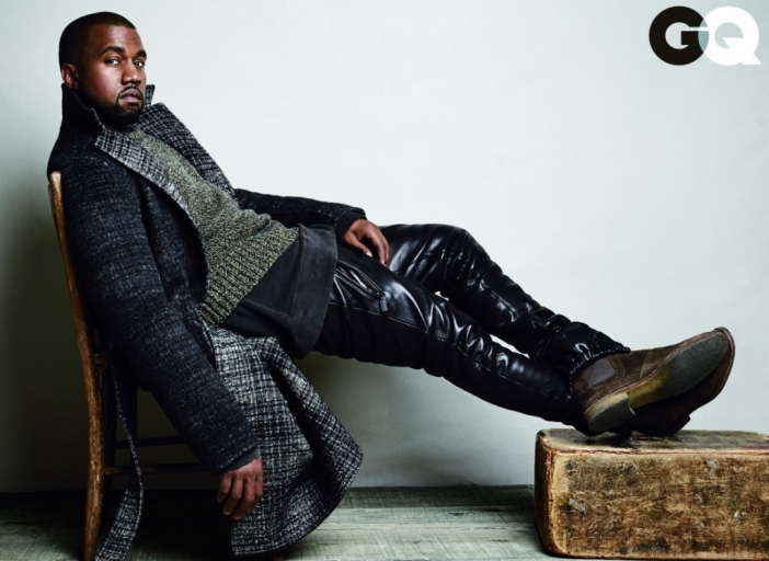 Kanye West е елегантен за GQ (Снимки)