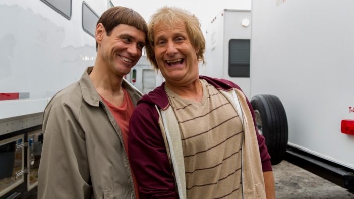 Джим Кери и Джеф Даниелс с пародия на Lucy в Dumb & Dumber To (Снимки)