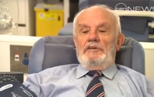 Австралиец с рядка кръвна група спасява животи повече от половин век