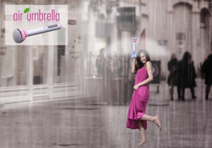Air Umbrella – най-новото изобретение срещу дъжд (Видео)