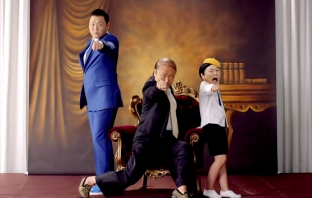 Psy се завърна като луд танцуващ старец в Daddy (Видео)