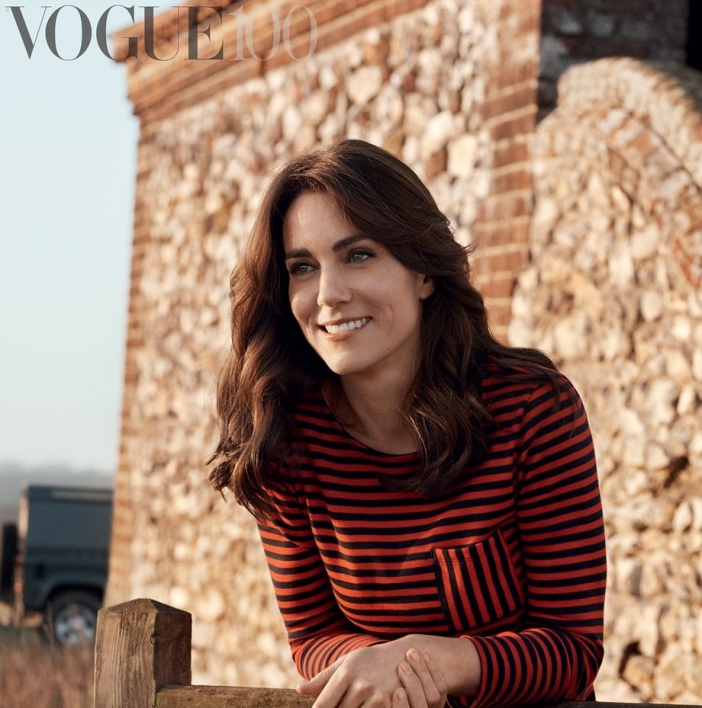 Звездната кралска особа Кейт Мидълтън изгря на първата си корица на Vogue