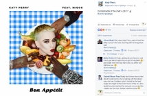 Katy Perry ви пожелава Bon Appetit (Аудио)