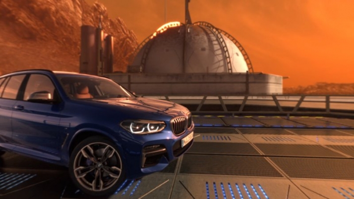 BMW изпрати новия X3 на Марс