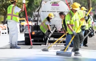 Лос Анджелис вече е със сиви улици заради изменението на климата