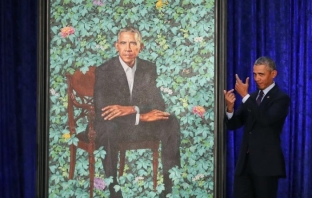 Урок по история: Показаха първите официални портрети на Барак и Мишел Обама